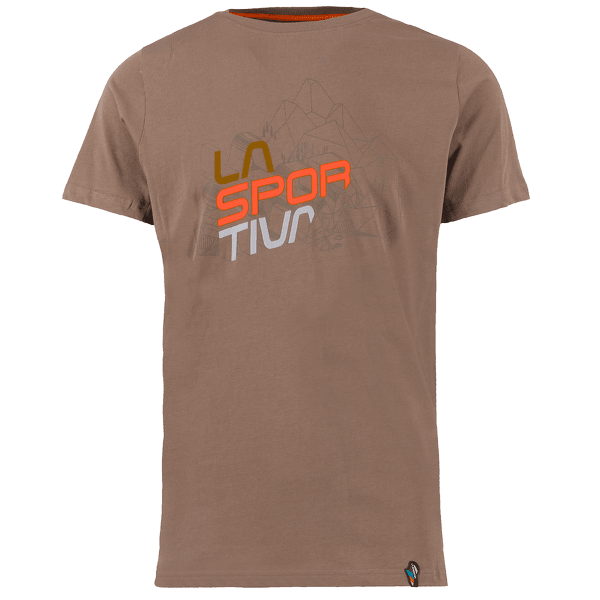 Tričko krátky rukáv La Sportiva Cubic T-Shirt Men Falcon Brown