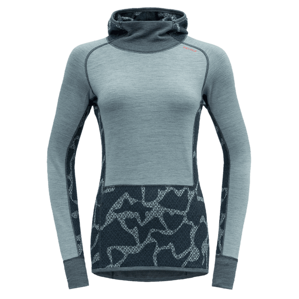 Triko dlouhý rukáv Devold Tomra Hoodie Women 440A POND