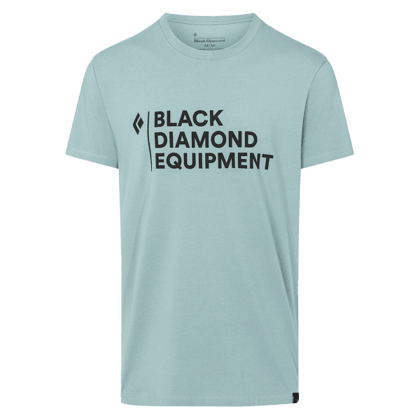 Triko krátký rukáv Black Diamond Stacked Logo Tee Men Blue Ash