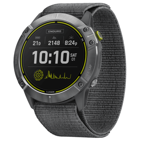 Hodinky Garmin Enduro Ultra Fit Nylon Strap (Steel/Gray)