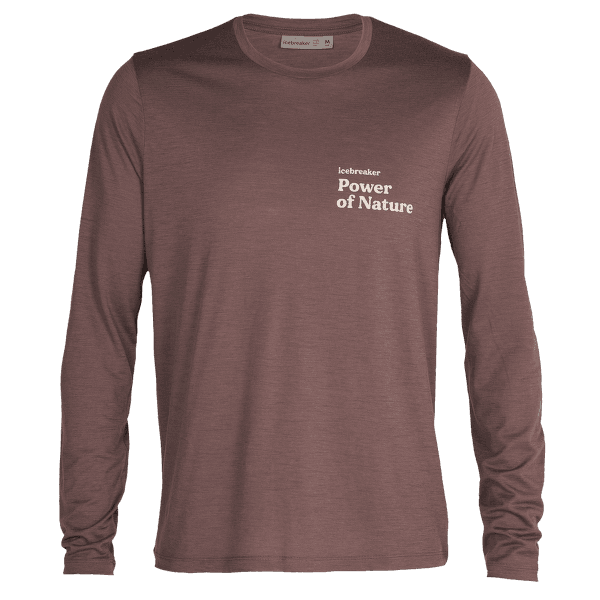 Tričko dlhý rukáv Icebreaker Tech Lite II LS Tee Power of Nature Men MINK