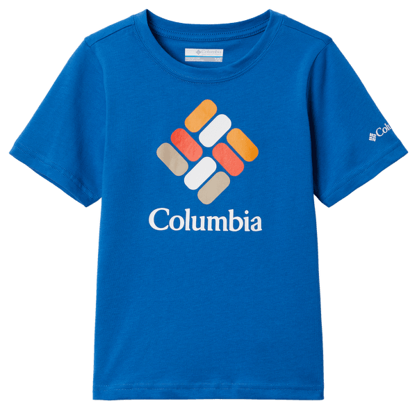 Tričko krátky rukáv Columbia Valley Creek Short Sleeve Graphic Boys Bright Indigo M 432