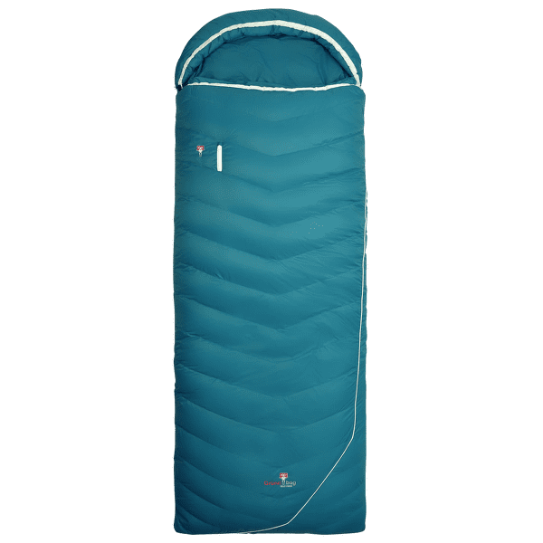 Spacák Grüezi bag Biopod DownWool Subzero Comfort Autumn Blue