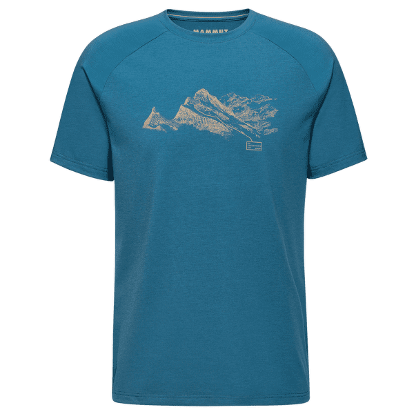 Triko krátký rukáv Mammut Mountain T-Shirt Finsteraarhorn Men deep ice 50550