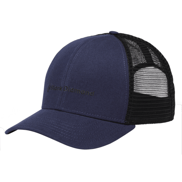 Kšiltovka Black Diamond BD Trucker Hat Indigo-Black-BD Wordmark