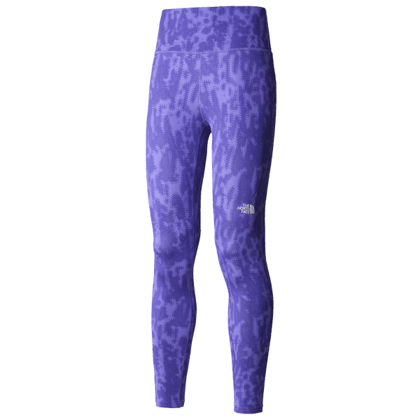 Legíny The North Face FLEX HIGH RISE 7/8 TIGHT PRINT Women OPTIC VIOLET ABSTRACT PITCHER PLANT PRINT