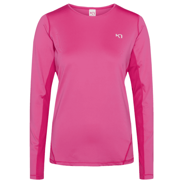Triko dlouhý rukáv Kari Traa Nora 2.0 Long Sleeve BRIGHT PINK