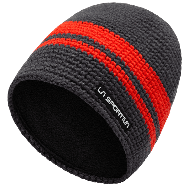 Čepice La Sportiva ZEPHIR BEANIE Carbon/Cherry Tomato