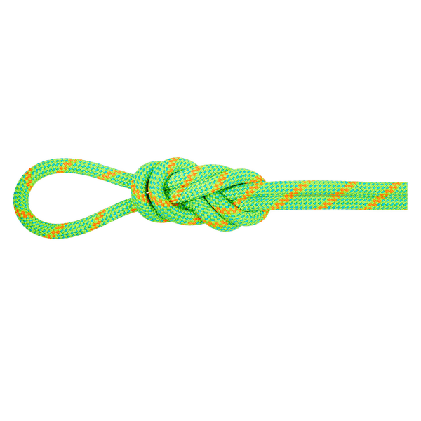 Lano Mammut 8.0 Alpine Eco Dry Rope 40314 neon green-vibrant orange