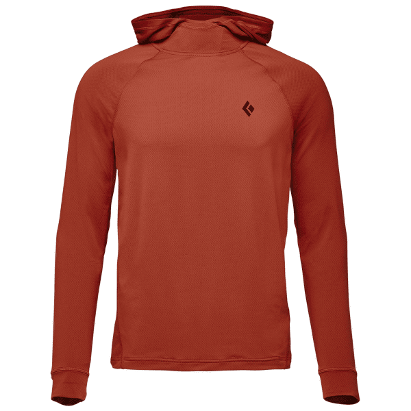 Triko s dlouhým rukávem Black Diamond LS Alpenglow Hoody Men Burnt Sienna