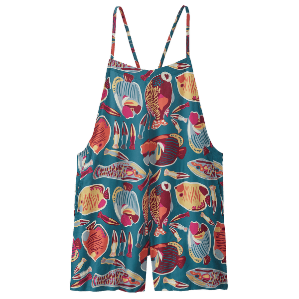 Overal Patagonia Tidal Threads Romper Women Wrasse: Wetland Blue