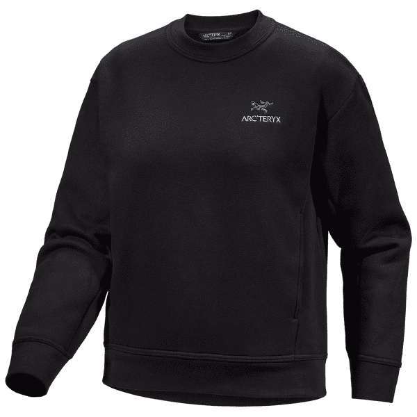 Mikina Arcteryx Emblem Fleece Crew Women Black