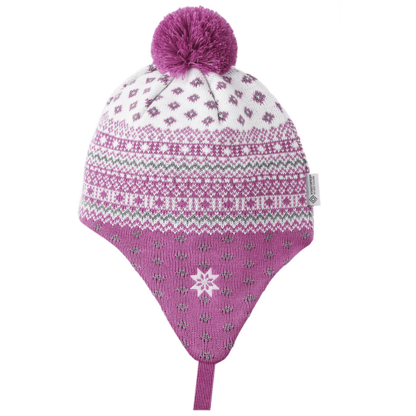 Čepice Kama KIDS KNITTED MERINO BEANIE KAMA BW110 light pink