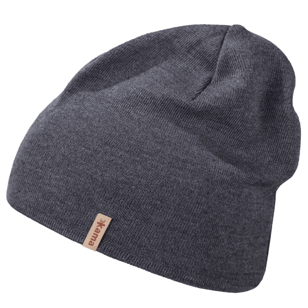 Čepice Kama KNITTED MERINO BEANIE KAMA A153 graphite