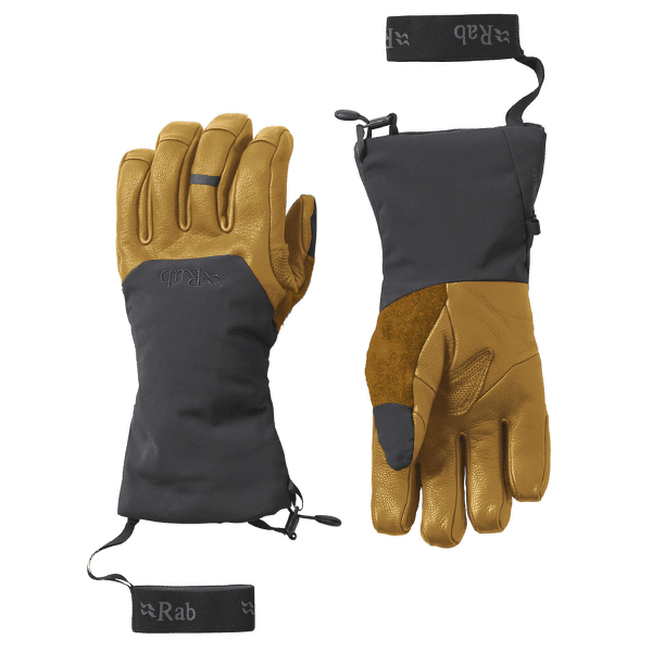 Rukavice Rab Guide GTX Gauntlets Black/Tan