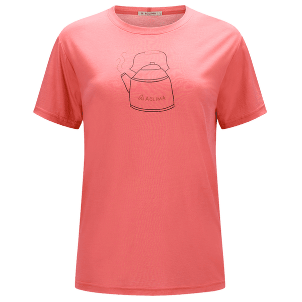 Triko krátký rukáv Aclima LightWool 140 Classic Tee Kettle Women Sun Kissed Coral