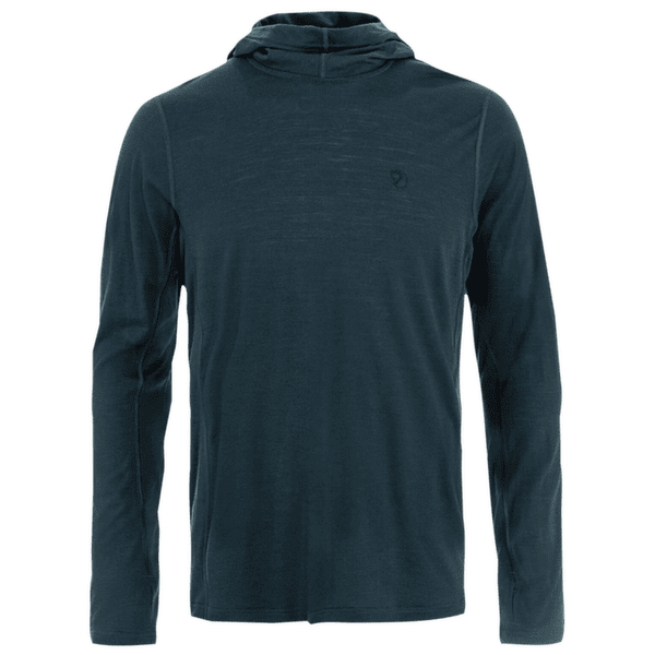 Mikina Fjällräven ABISKO WOOL HOODIE MEN Dark Navy