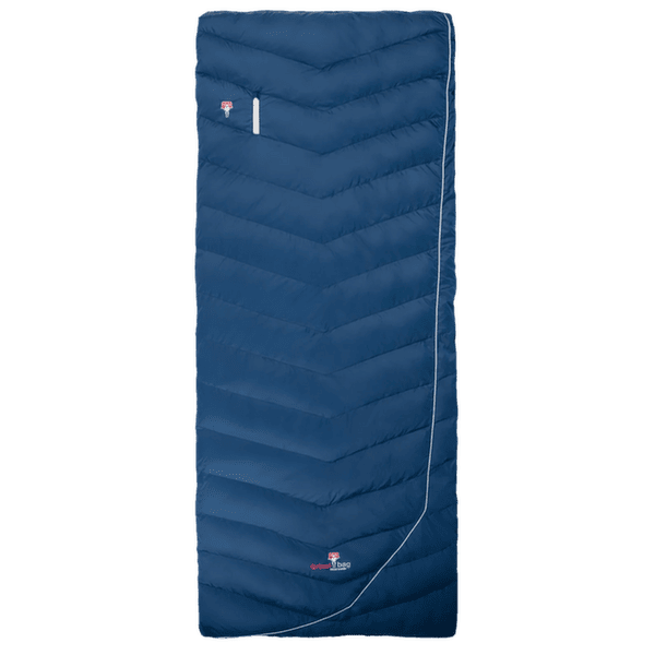 Spacák Grüezi bag DownWool Two in One Comfort 2.0 Rechts Night Blue