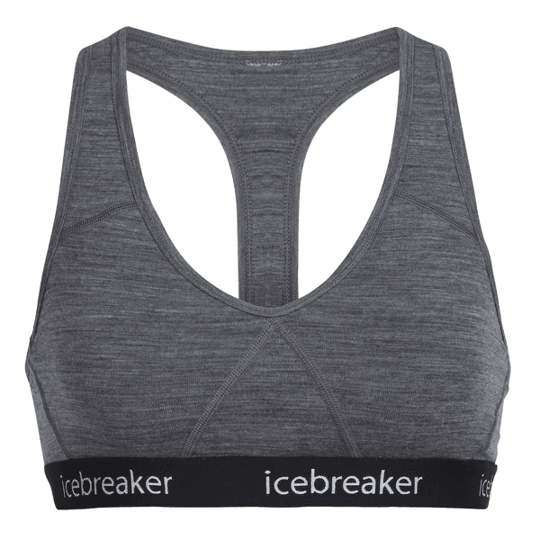 Podprsenka Icebreaker Sprite Racerback Bra Women (103020) Gritstone HTHR/Black