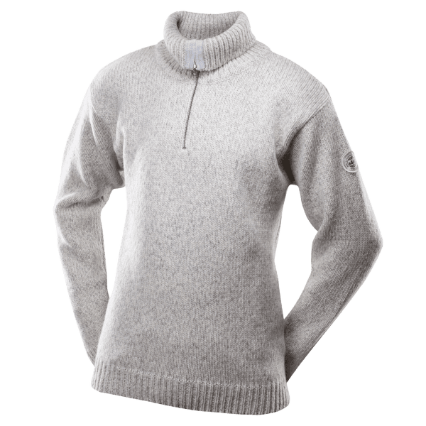 Pulóver (3/4 zapínanie) Devold Nansen Sweater Zip Neck Men 770 GREY MELANGE