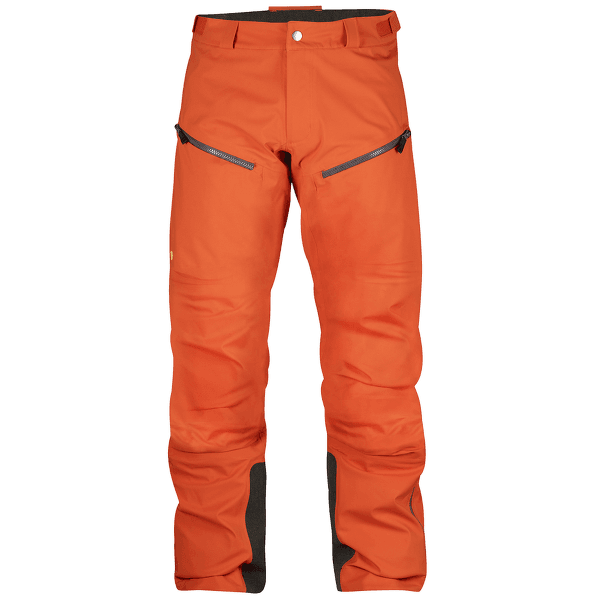 Kalhoty Fjällräven Bergtagen Eco-Shell Trousers Men Hokkaido Orange