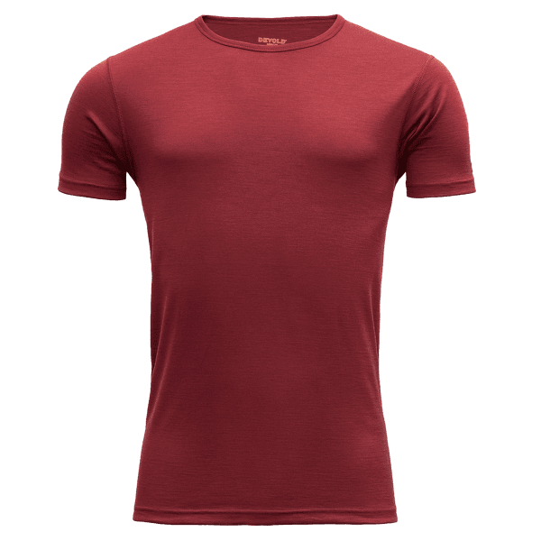 Triko krátký rukáv Devold Breeze T-Shirt Men (180-210) Syrah