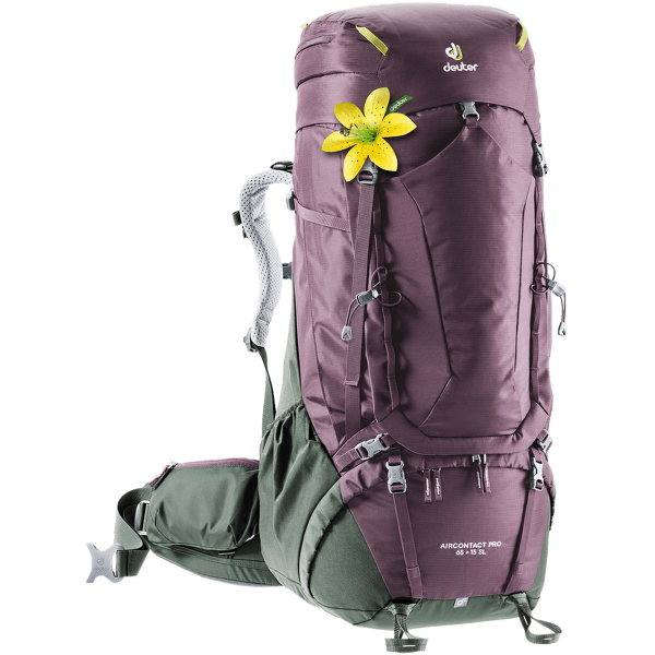 Batoh deuter Aircontact Pro 65+15 SL (3330220) aubergine-ivy