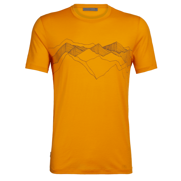 Tričko krátky rukáv Icebreaker Tech Lite SS Crewe Peak Patterns Men Sun