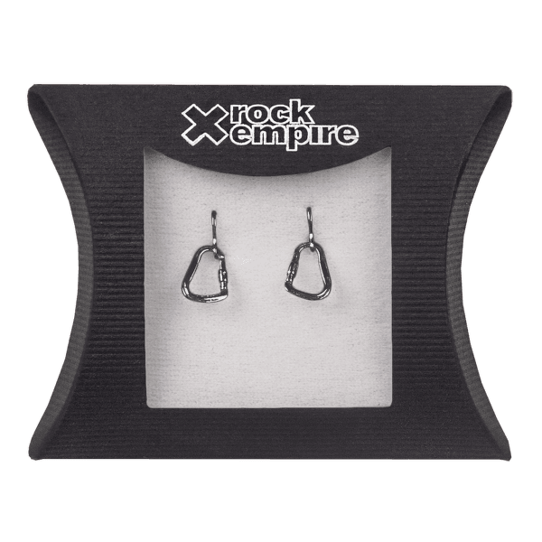 Reklamní předmět Rock Empire Silver earrings - carabiner starostříbrná