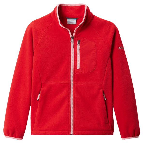 Mikina Columbia Fast Trek™ III Fleece Full Zip Kids Red Lily, Pink Orchid 658