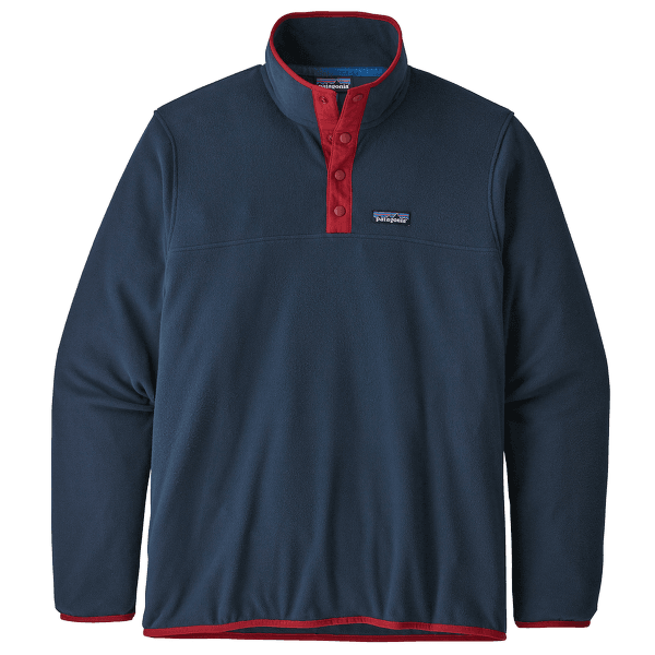 Mikina Patagonia Micro D® Snap-T® Fleece Pullover Men New Navy w/Classic Red