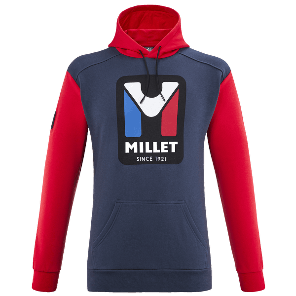 Mikina Millet Heritage Sweat Hoodie Men SAPHIR/RED