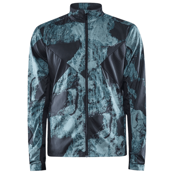 Bunda Craft ADV Essence Wind Jacket Men černá se zelenou