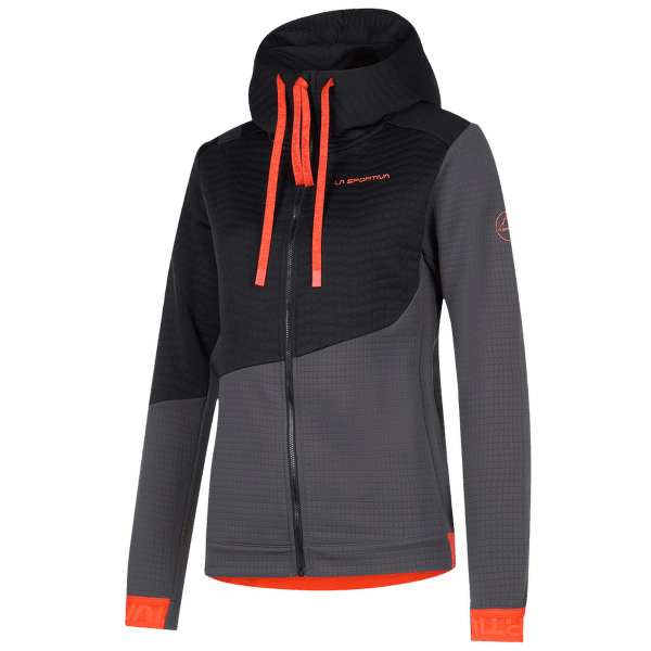 Mikina La Sportiva METHOD HOODY Women Carbon/Cherry Tomato