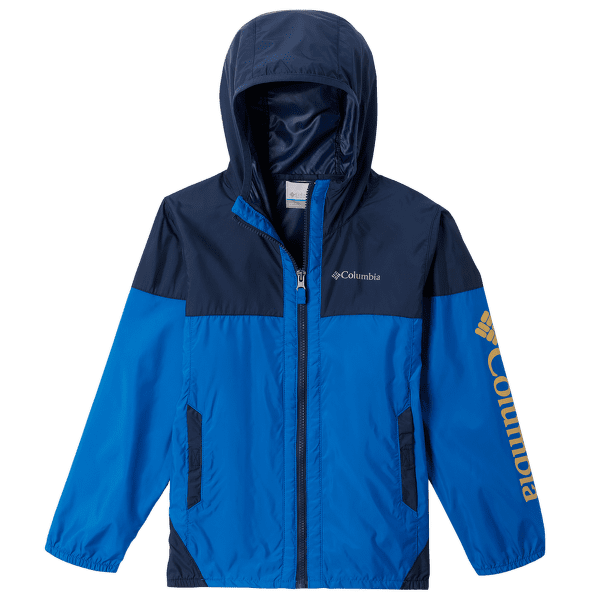 Bunda Columbia Flash Challenger Windbreaker Girls Bright Indigo, Collegiate Navy 465
