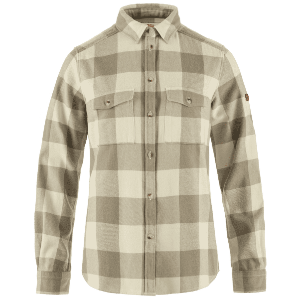 Košeľa dlhý rukáv Fjällräven Övik Heavy Flannel Shirt Women Fog-Chalk White