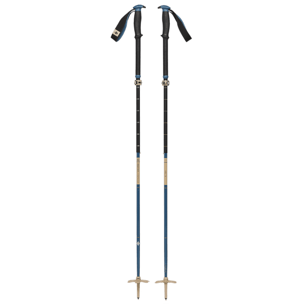 Palice Black Diamond TRAVERSE COMPACTOR SKI POLES Creek Blue