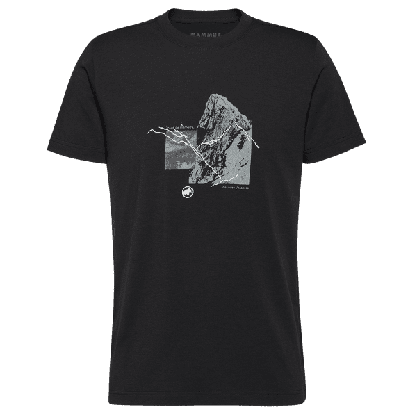 Tričko krátky rukáv Mammut Mountain T-Shirt Men 4208m black 0001