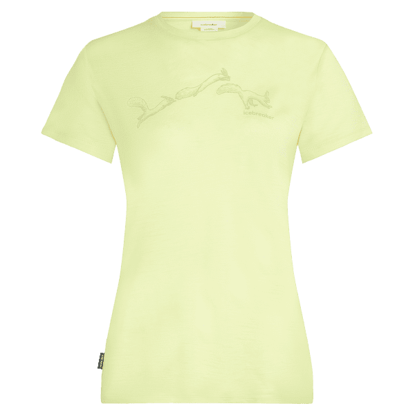 Tričko krátky rukáv Icebreaker Merino 150 Tech Lite SS Tee Airbourne Squirrel Women CITRINE