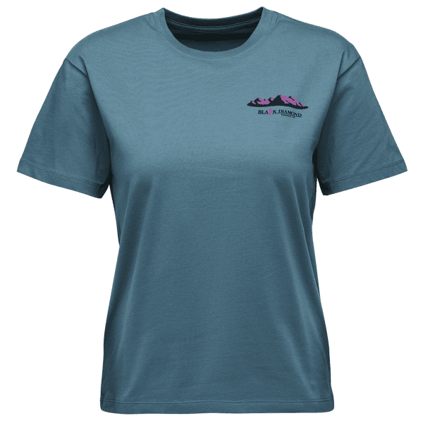 Triko krátký rukáv Black Diamond Mountainscape SS Tee Women Creek Blue