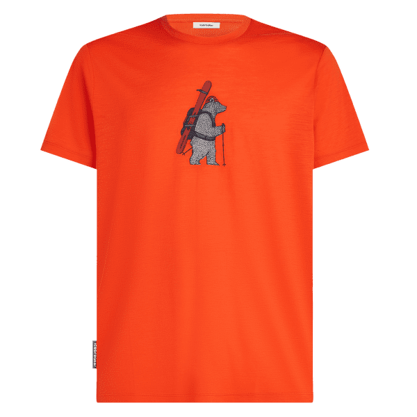 Triko krátký rukáv Icebreaker Merino 150 Tech Lite SS Tee Bear Tour Men FERVID