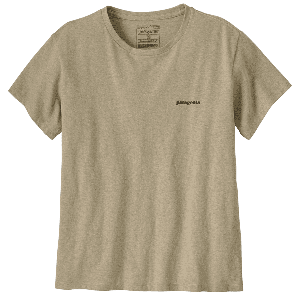 Tričko krátky rukáv Patagonia P-6 Logo Responsibili-Tee Women Pumice