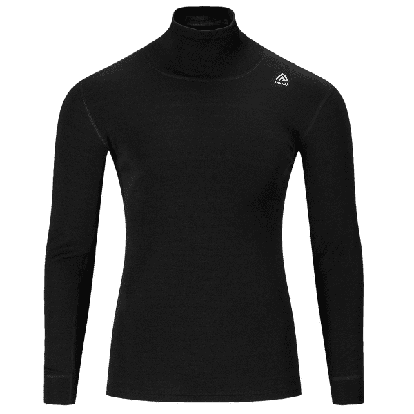 Tričko dlhý rukáv Aclima WarmWool Roll Neck Men Jet Black
