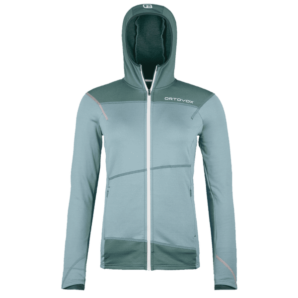 Mikina Ortovox FLEECE LIGHT HOODY WOMEN 87301 glacier grey