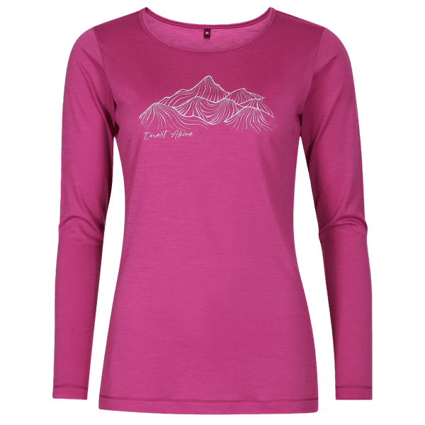 Tričko dlhý rukáv Direct Alpine Furry Long Lady 2.0 orchid (Silent hills)