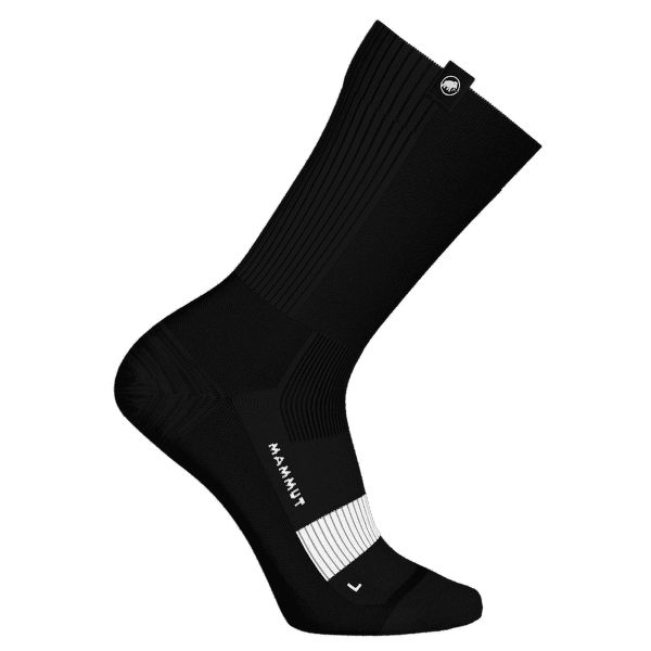 Ponožky Mammut All-Mountain Targeted Cushion Merino Crew Socks black-white 0047