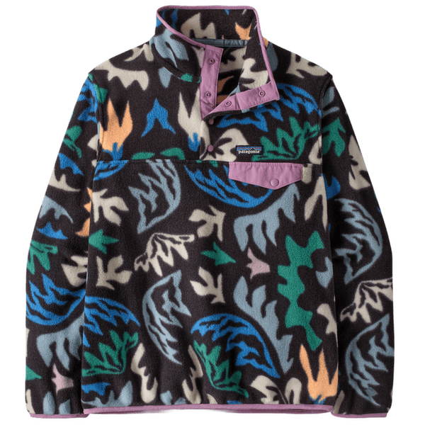 Mikina Patagonia Lightweight Synch Snap-T Pulover Women Kaleido: Black
