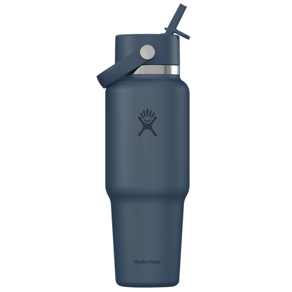 Termoska Hydro Flask 32 OZ WIDE FLEX STRAW TRAVEL BOTTLE Harbor Blue