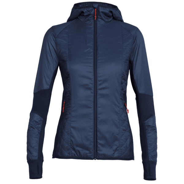 Bunda Icebreaker Helix LS Zip Hood Women (103428) Midnight Navy IBANS_01360