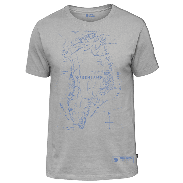 Triko krátký rukáv Fjällräven Greenland Printed T-Shirt Grey